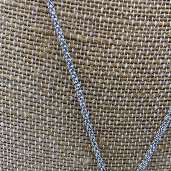 Silver Tone Ruby Red Cross Pendant Necklace - Picture 4 of 5